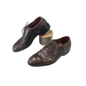 Allen Edmonds Montgomery Brown Moc Toe Lace Up Blucher Men’s Size 9.5 -Preppy